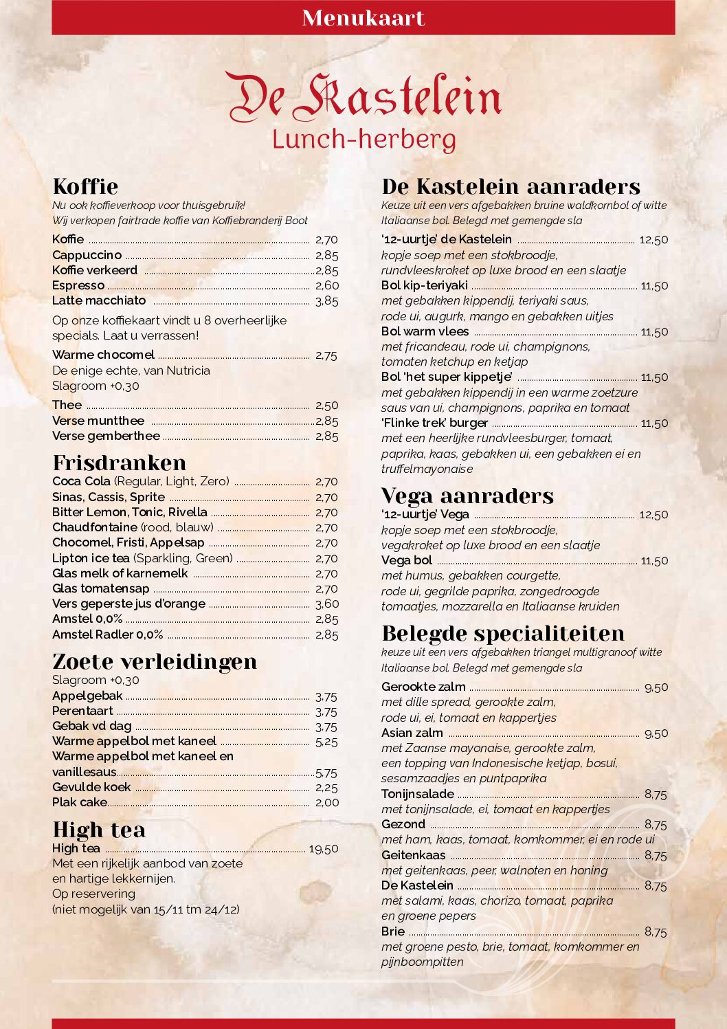 Menukaart sept. 2021 voorzijde