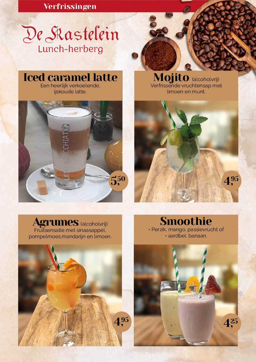 Koffiespecialiteiten voorzijde